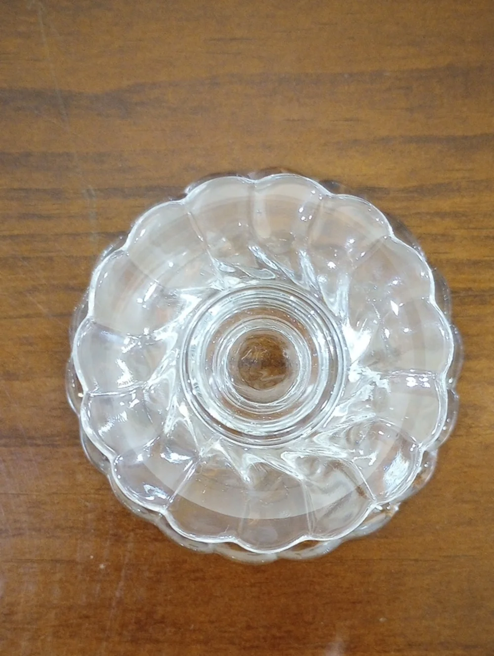 Fostoria Colony Swirl Crystal Candle Holders, Set Of 2 - Vintage!